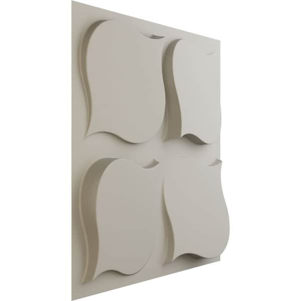 19 5/8in. W X 19 5/8in. H Clover EnduraWall Decorative 3D Wall Panel Covers 2.67 Sq. Ft.